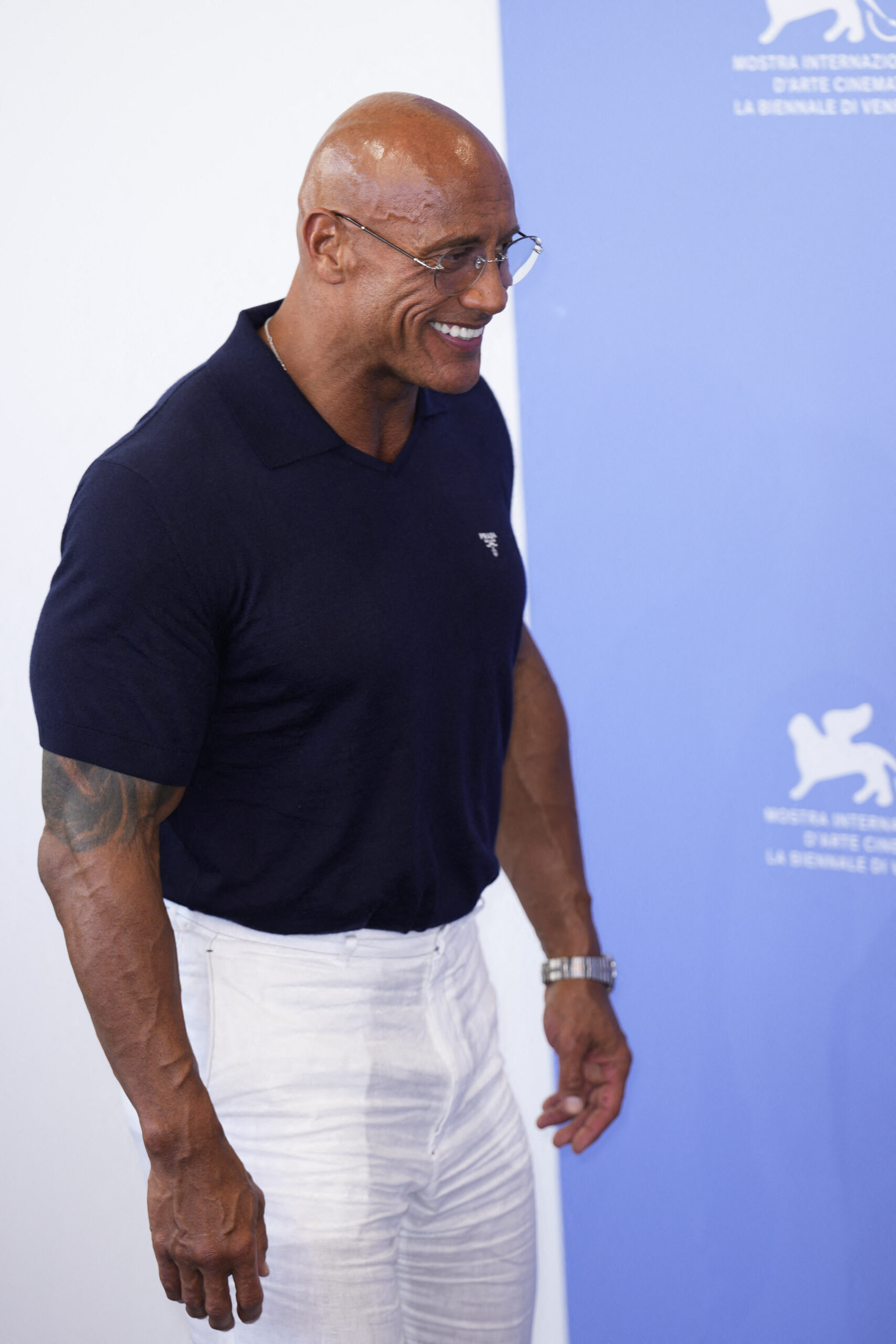 Dwayne Johnson at "The Smashing Machine" Photocall - The 82nd Venice International Film Festival