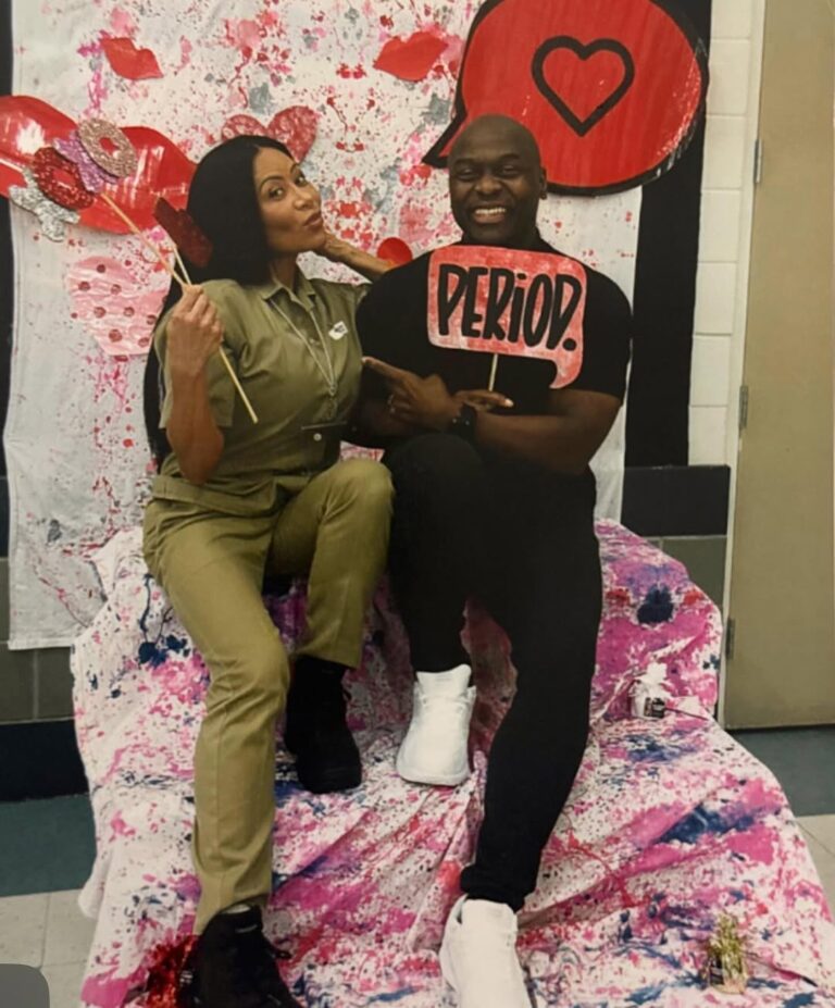 Jen Shah posing with husband in prison.