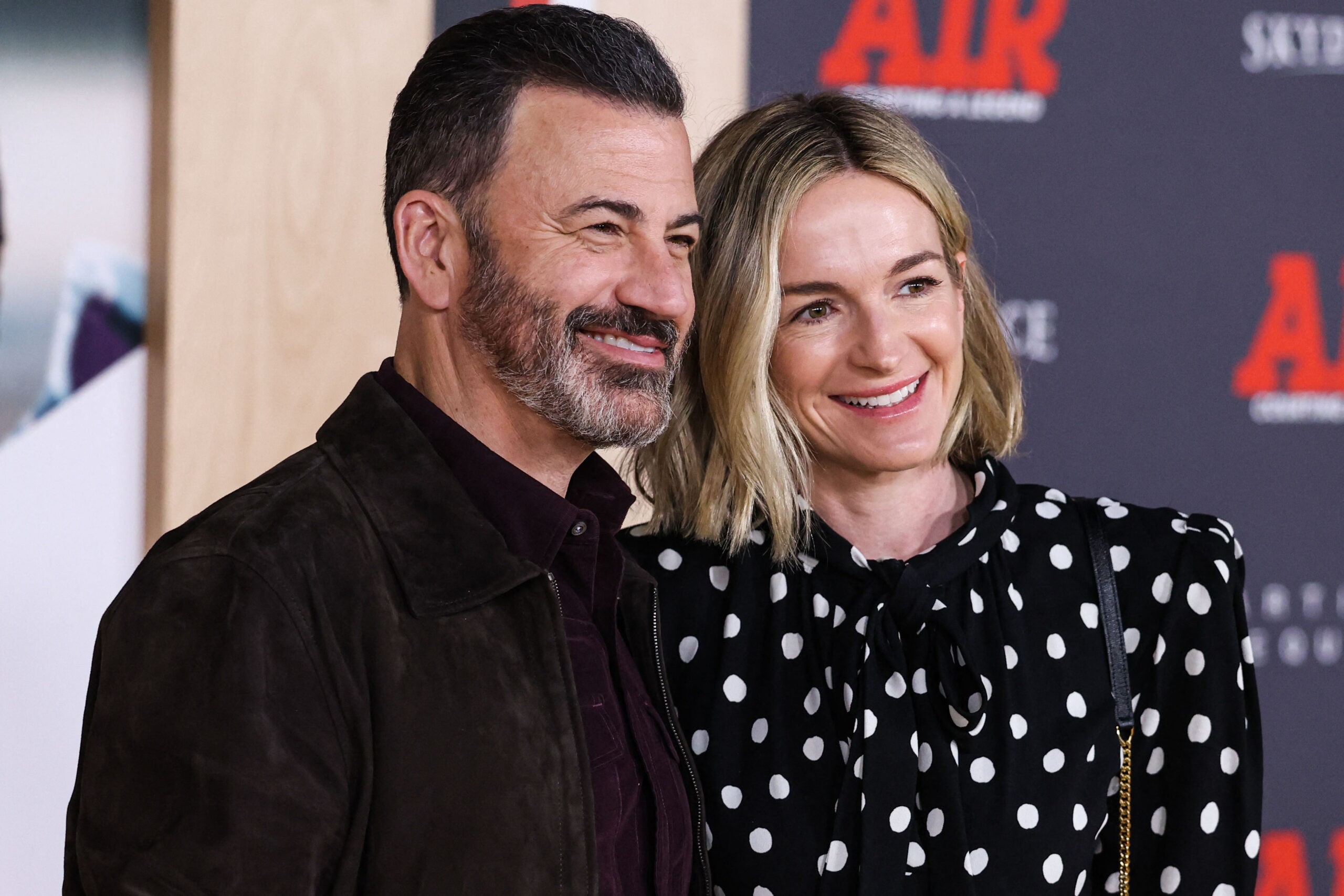 Jimmy Kimmel and his wife