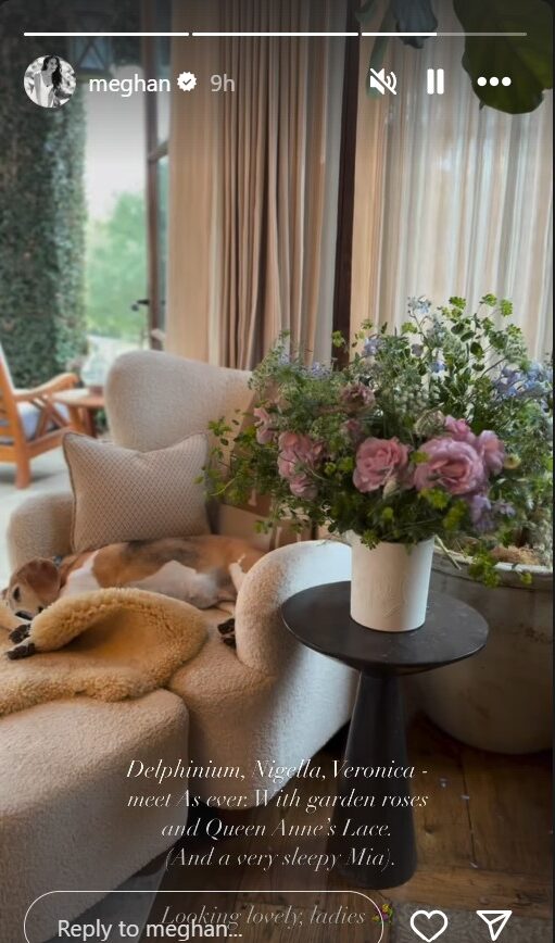 Meghan Markle shared a peek into her beautiful Montecito home