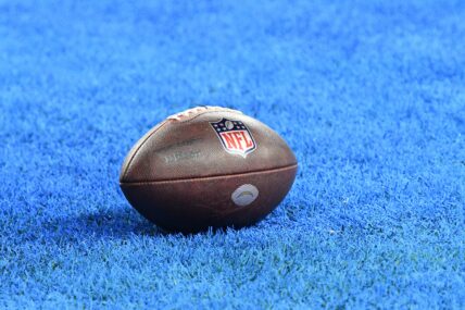 NFL football on field