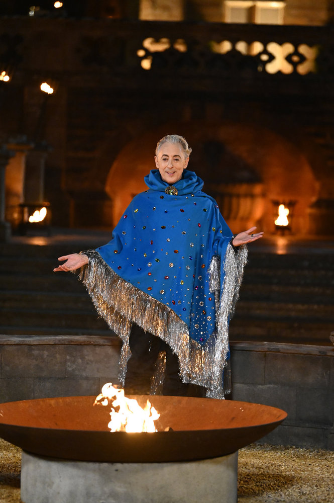 Alan Cumming on "The Traitors." 