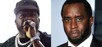 50 Cent (left) Diddy (right)
