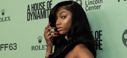 Angel Reese on red carpet