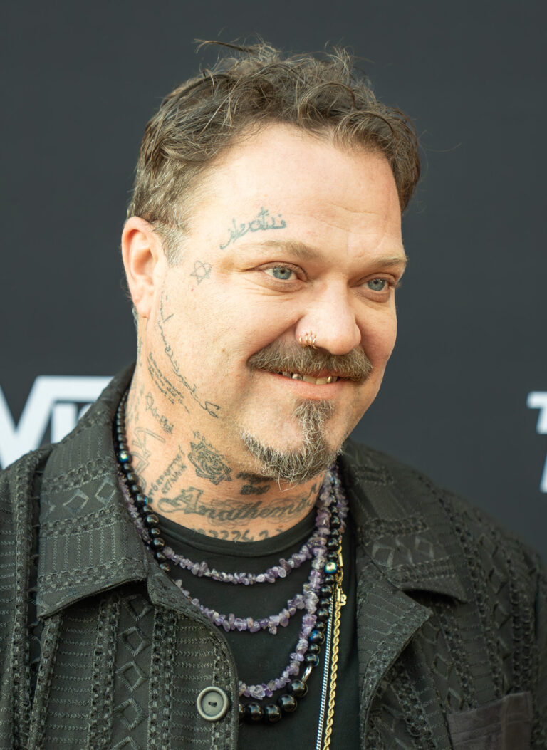 Bam Margera on the Red Carpet at the Tony Hawk Pro Skater 3+4 video game premiere