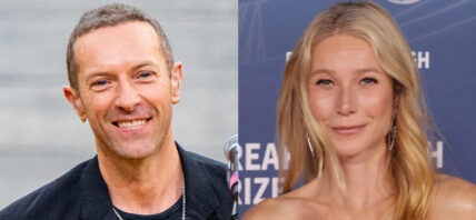 A photo collage of Chris Martin and Gwyneth Paltrow