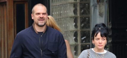 David Harbour and Lily Allen