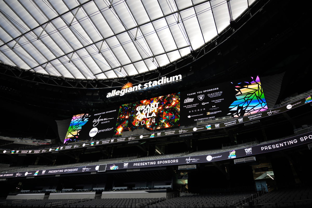 Allegiant Stadium for Grant A Gift Gala