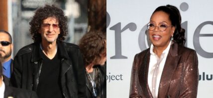 A photo collage of Howard Stern and Oprah Winfrey