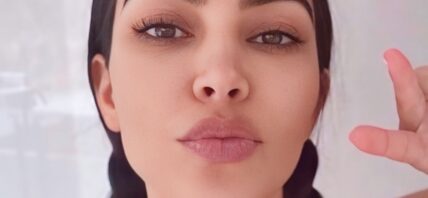 Kim Kardashian close up