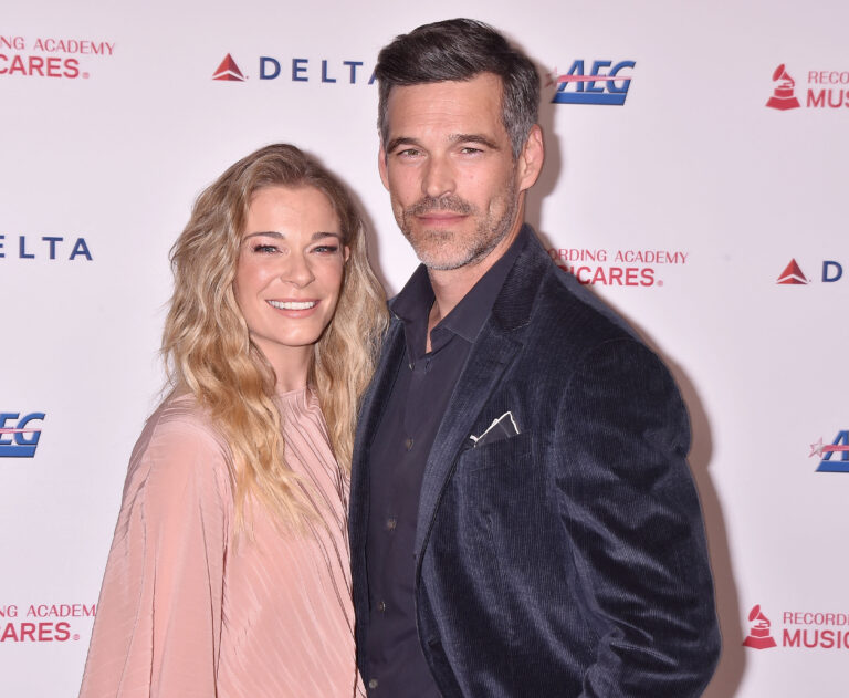 LeAnn Rimes and Eddie Cibrian at the 2020 MusiCares Person Of The Year Honoring Aerosmith