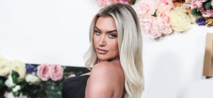 Stassie Karanikolaou on red carpet