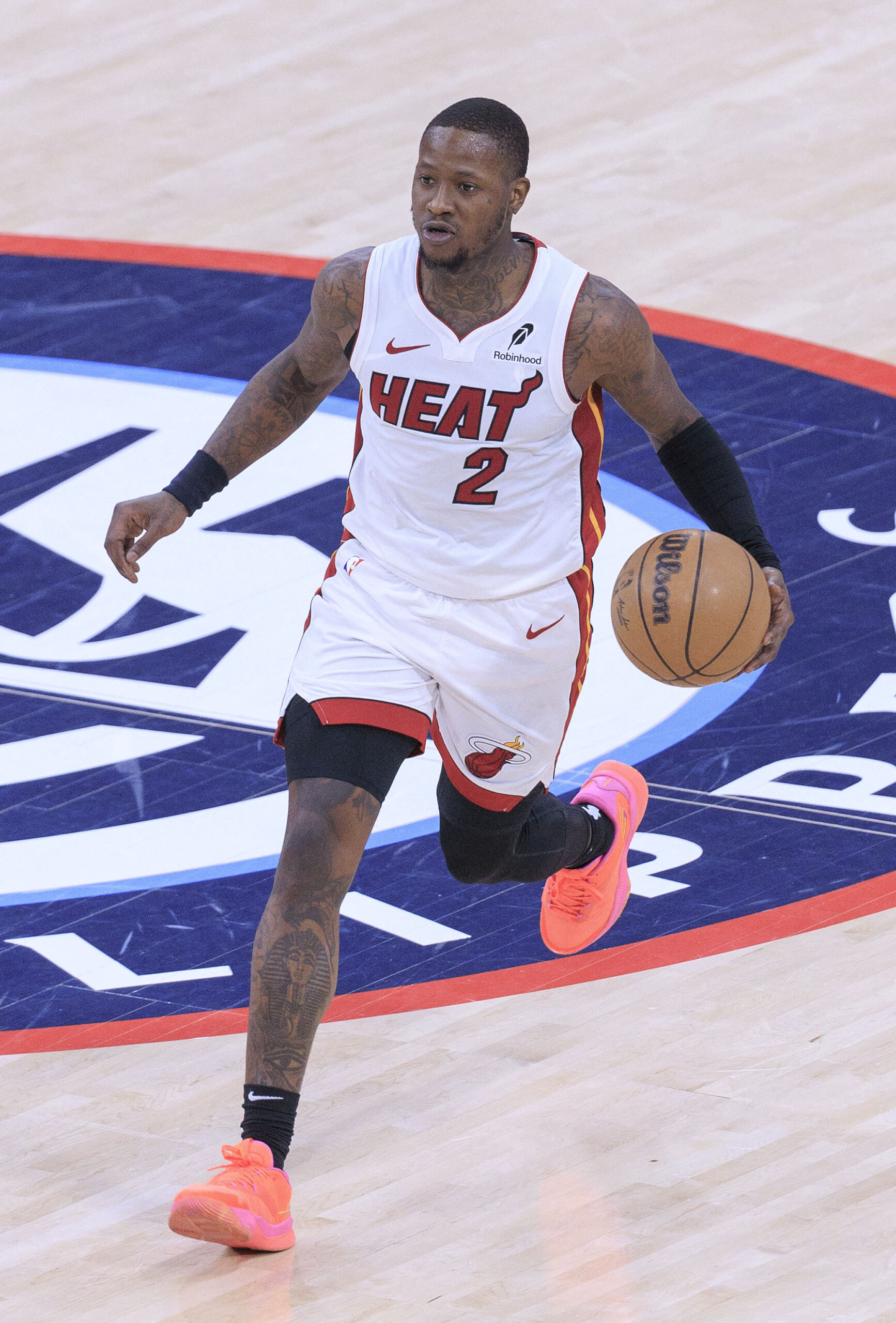 Terry Rozier on the basketball court