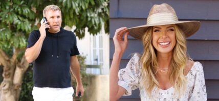 A photo collage of Todd and Lindsie Chrisley.