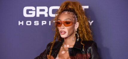 Winnie Harlow on red carpet