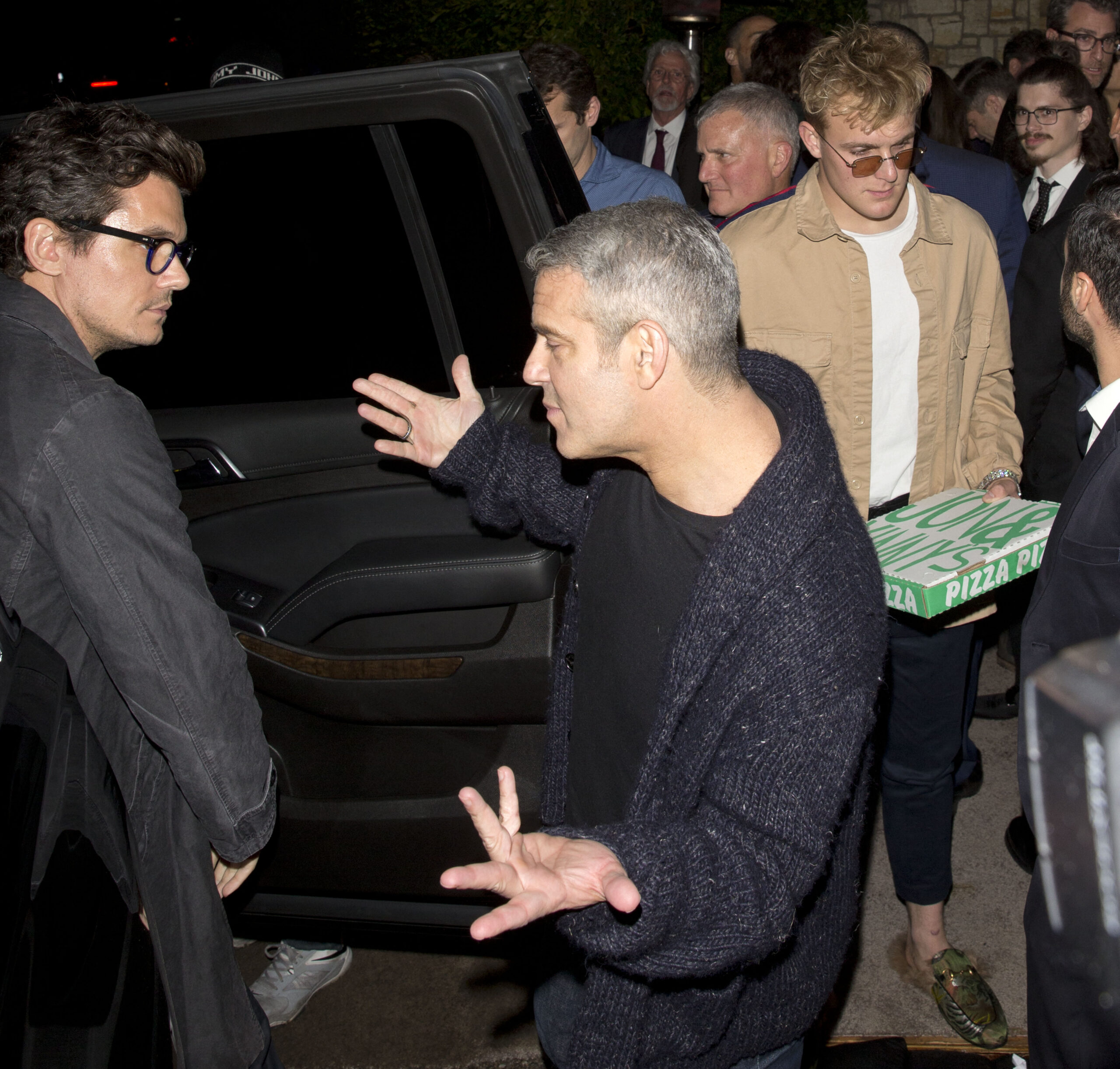 Andy Cohen and John Mayer. 