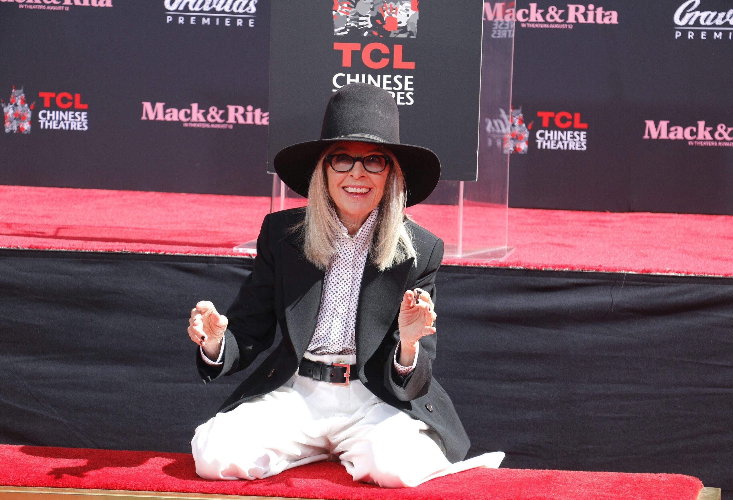 Diane Keaton Hand- and Footprint Ceremony held at the TCL Chinese Theater 