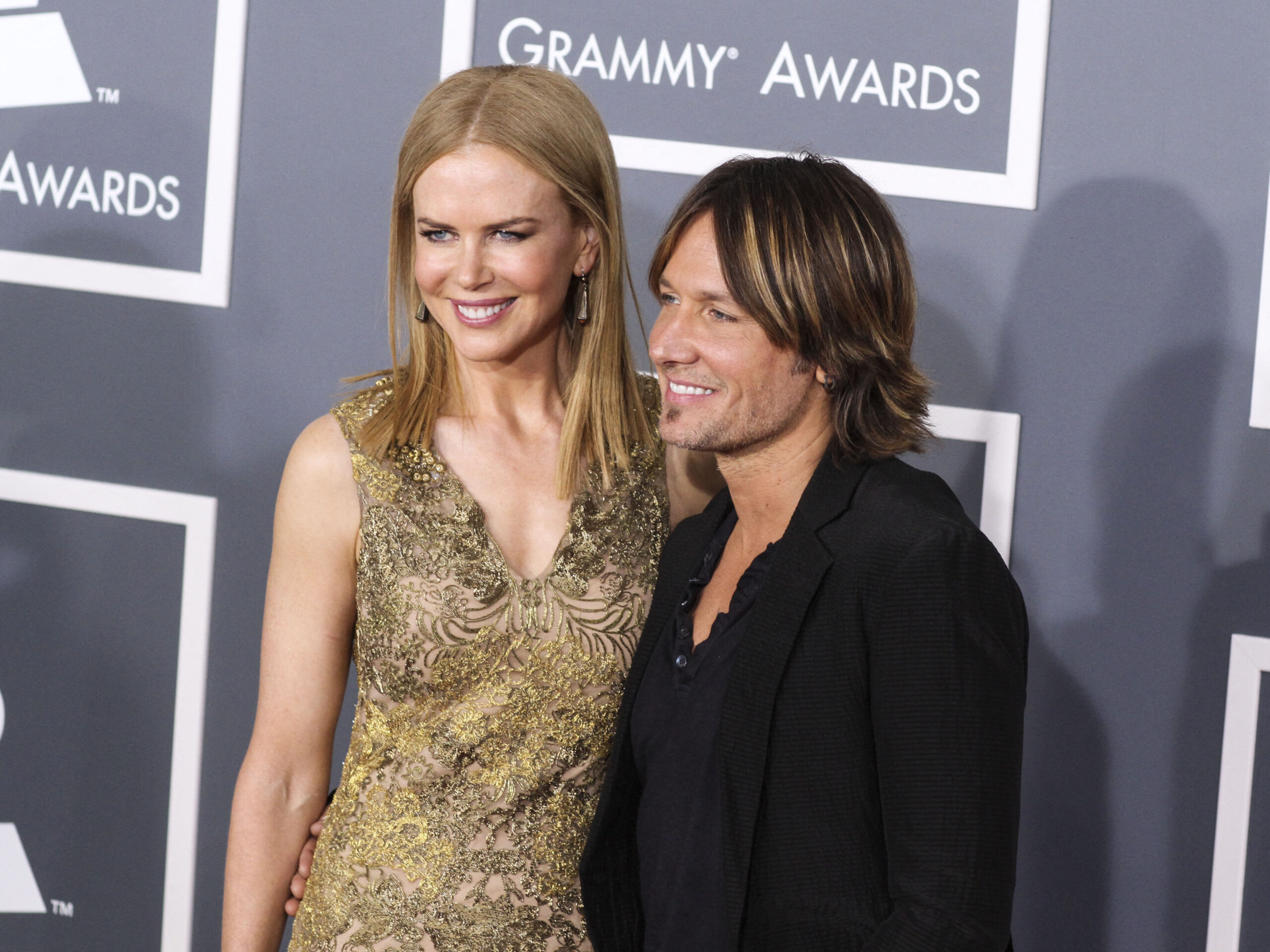 Nicole Kidman and Keith Urban at the 55th Annual GRAMMY Awards held at Staples Center on February 10, 2013 in Los Angeles, California, United States.