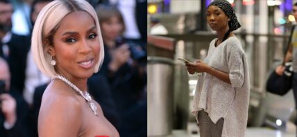 Photo collage of Brandy Norwood and Kelly Rowland.