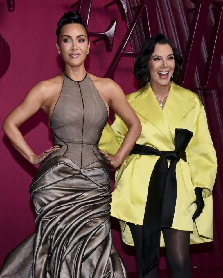 Kim Kardashian and Kris Jenner at the World Premiere Of Hulu's ''All'S Fair''