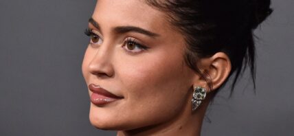 Kylie Jenner smirking