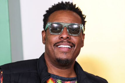 NBA star Paul Pierce posing on the red carpet.