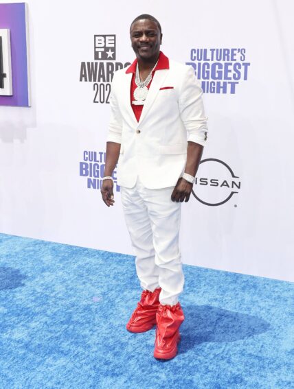 Akon at the 2024 BET Awards in Los Angeles