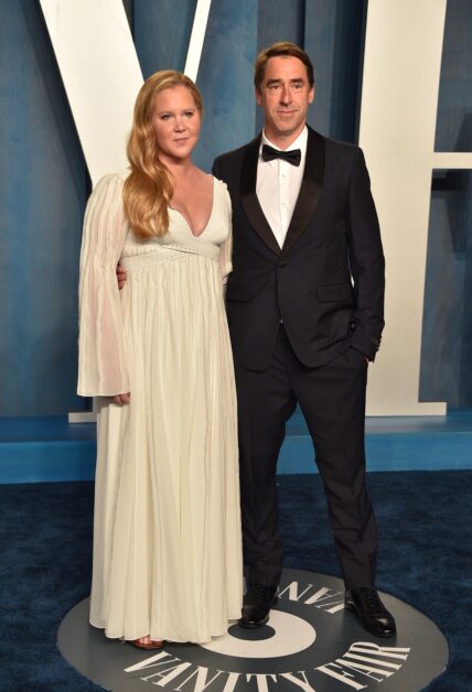 Amy Schumer and Chris Fischer at the 2022 Vanity Fair Oscar Party