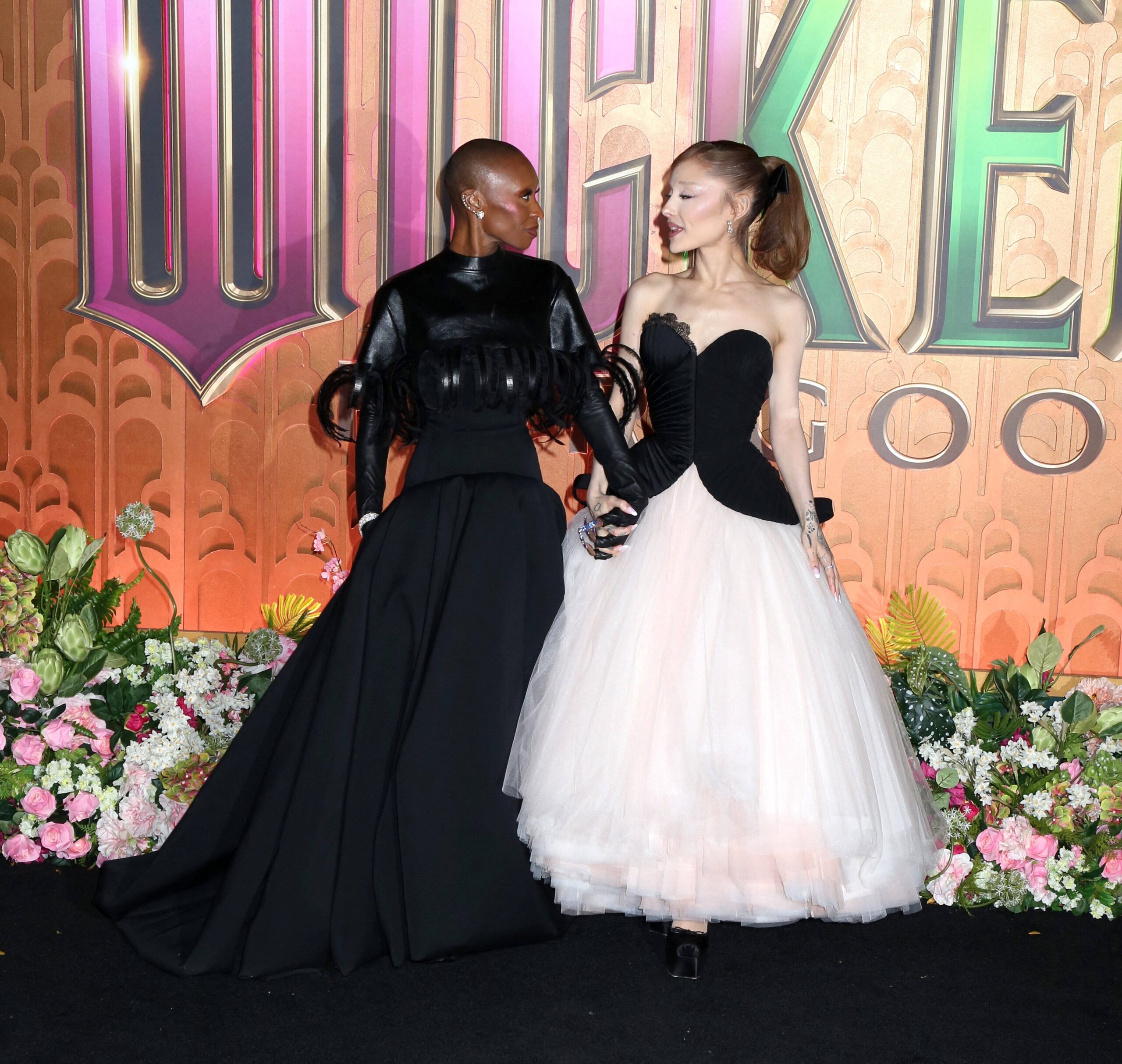 Cynthia Erivo and Ariana Grande at 'Wicked: For Good' New York Premiere