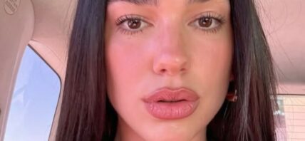 Dua Lipa close up