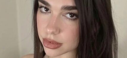 Dua Lipa close up