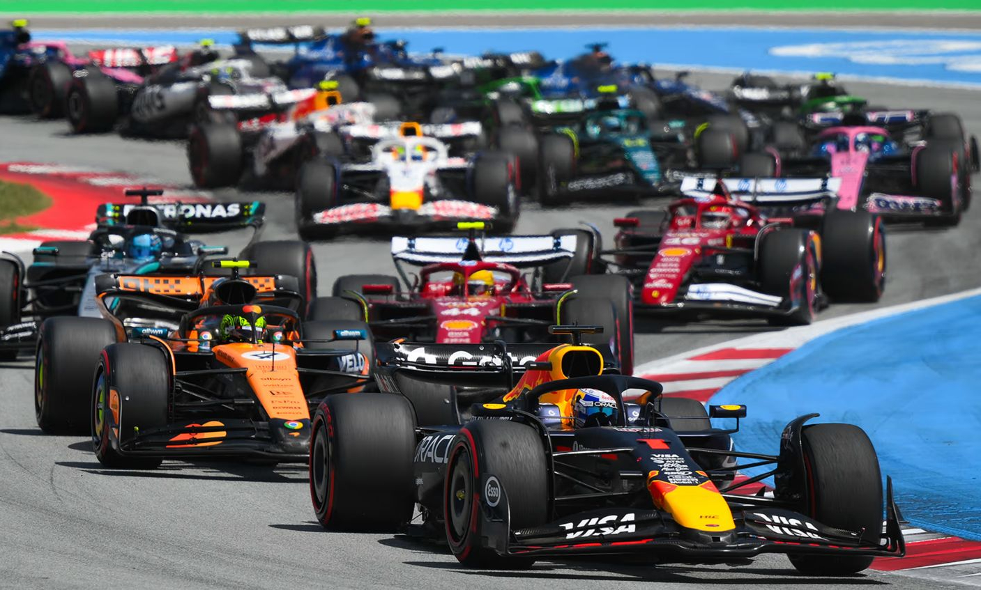 F1 racing cars