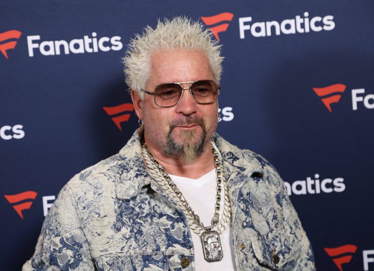 Guy Fieri at Michael Rubin's Fanatics Super Bowl Party