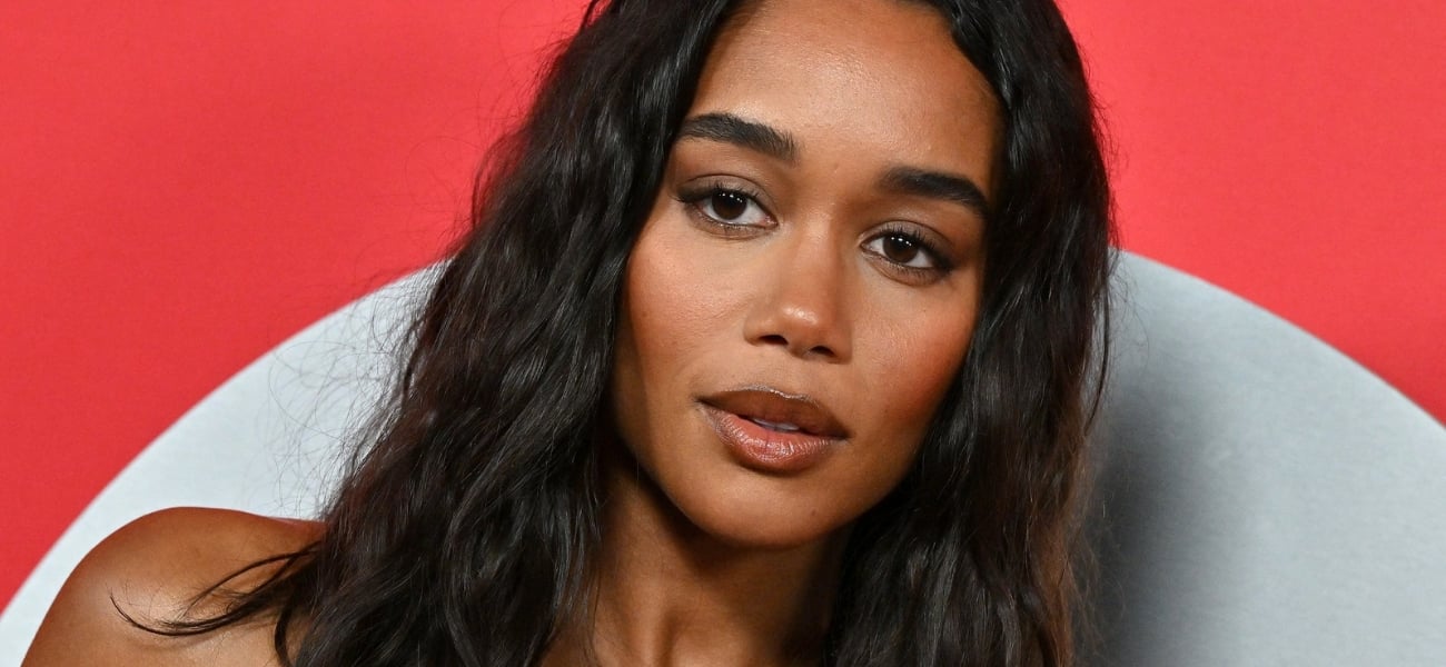 Laura Harrier Oozes Class In Structured Sheer Jumpsuit
