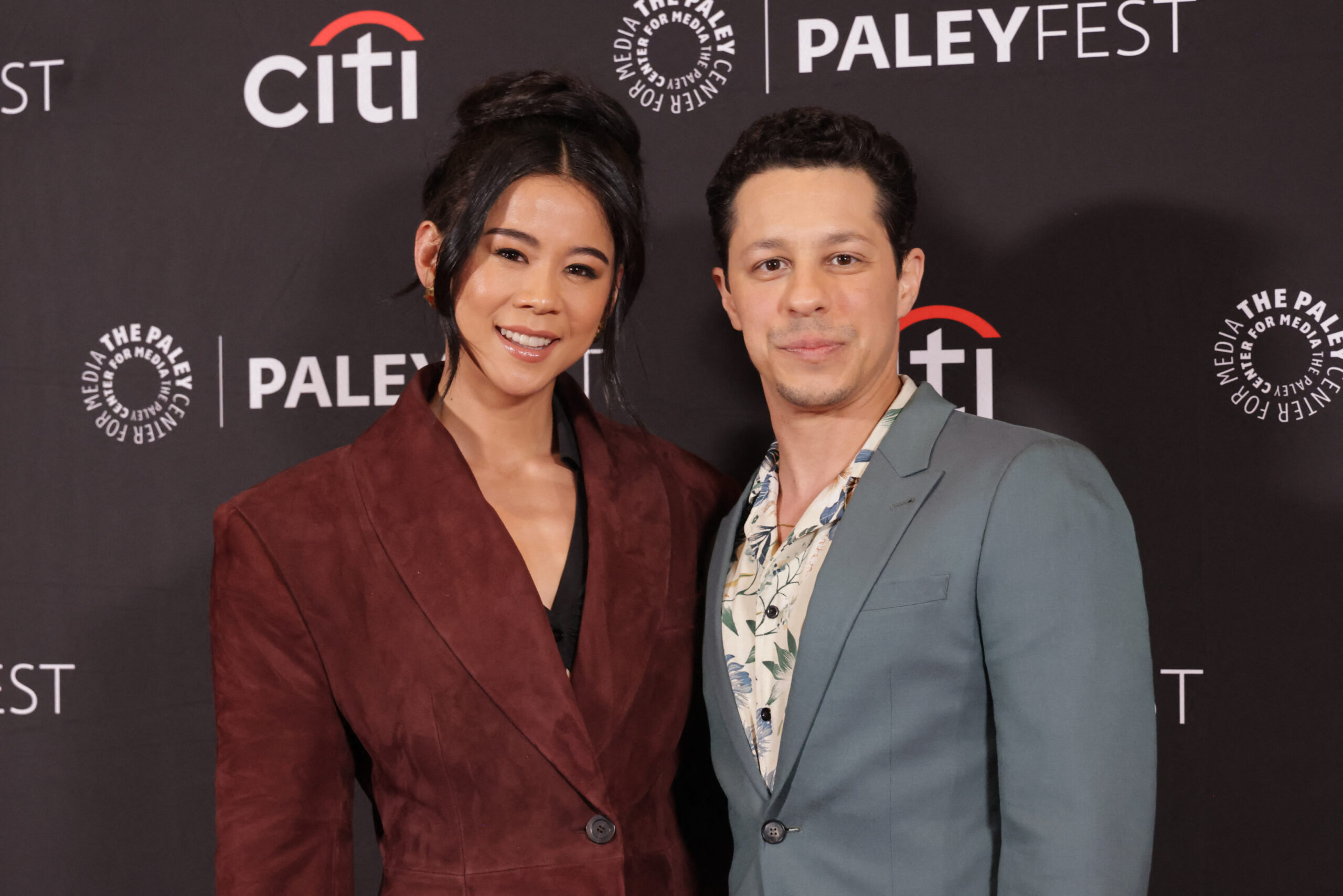 Leah Lewis and David Del Rio at the 2025 PaleyFest LA - "Matlock"