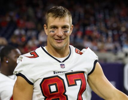 Rob Gronkowski during Texans vs Buccaneers
