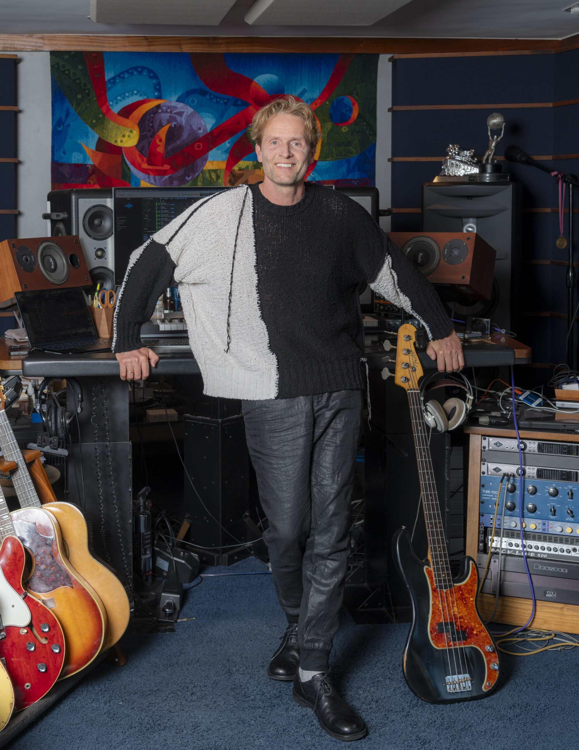 Toby Gad in studio