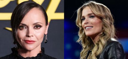 Christina Ricci and Megyn Kelly