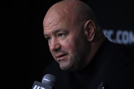 Dana White at UFC fight night