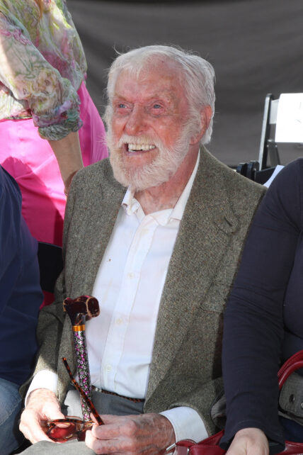 Dick Van Dyke at Ceremony honoring Carol Burnett with hand and foot prints