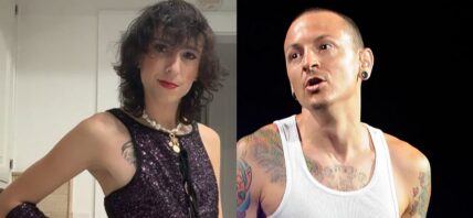 Draven Bennington and Chester Bennington photo collage