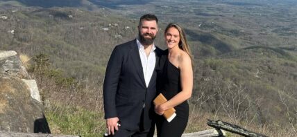 Kylie and Jason Kelce.