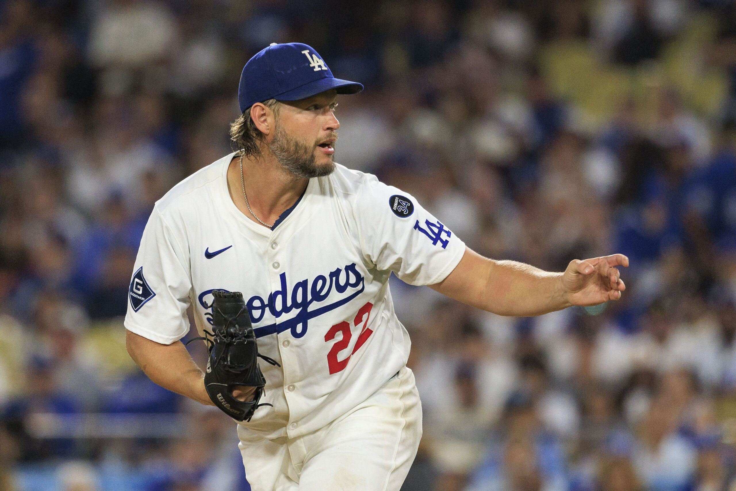 Kershaw Pitches Last Regular Season Game