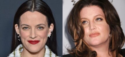 Riley Keough (left) Lisa Marie Presley (right)