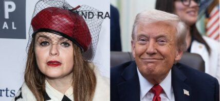 Taryn Manning, Donald Trump, photo collage