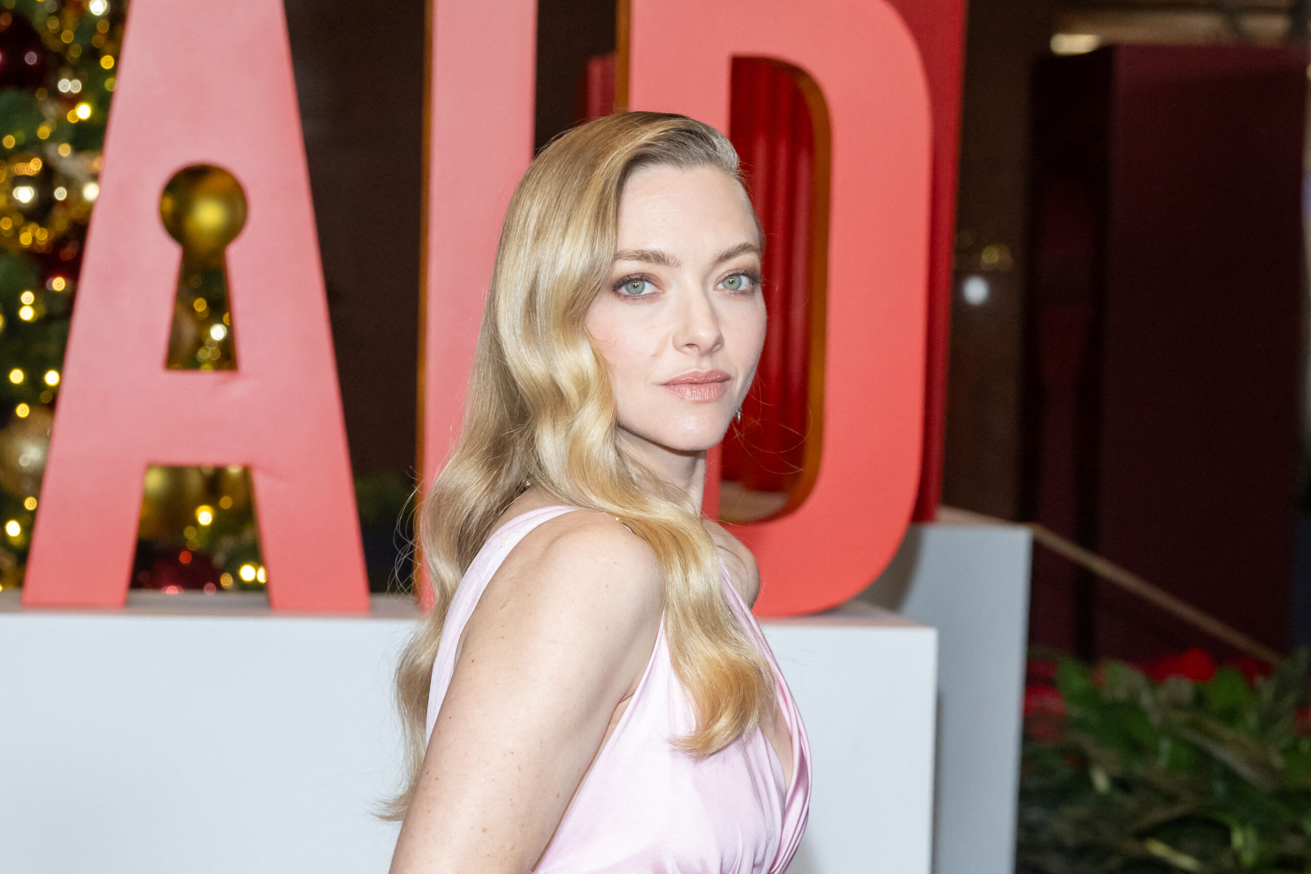 Amanda Seyfried attends ''The Housemaid'' New York screening at 787 Seventh Ave in New York City
