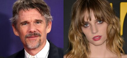Ethan and Maya Hawke collage