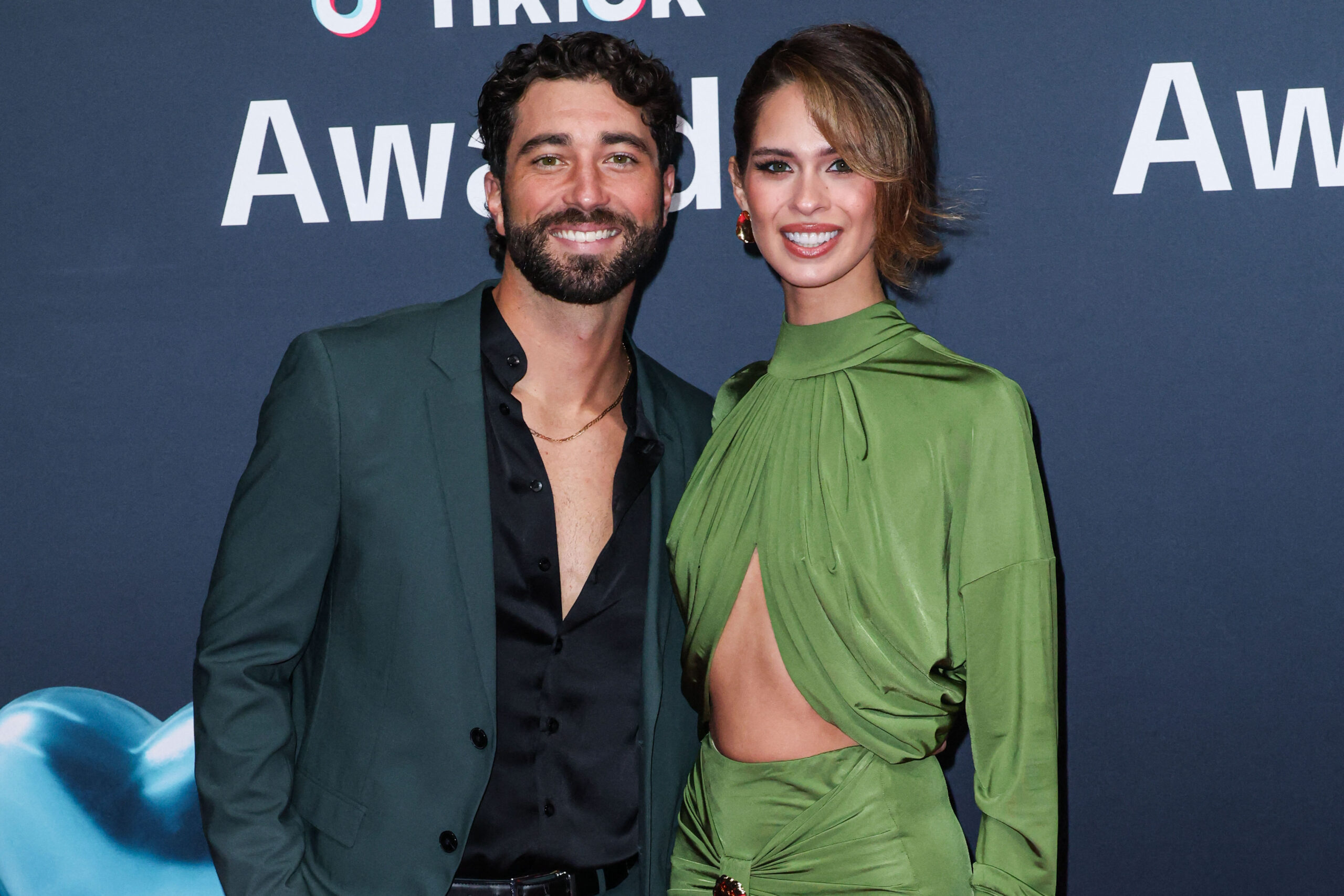 Joey Graziadei and Kelsey Anderson at the TikTok Awards US 2025