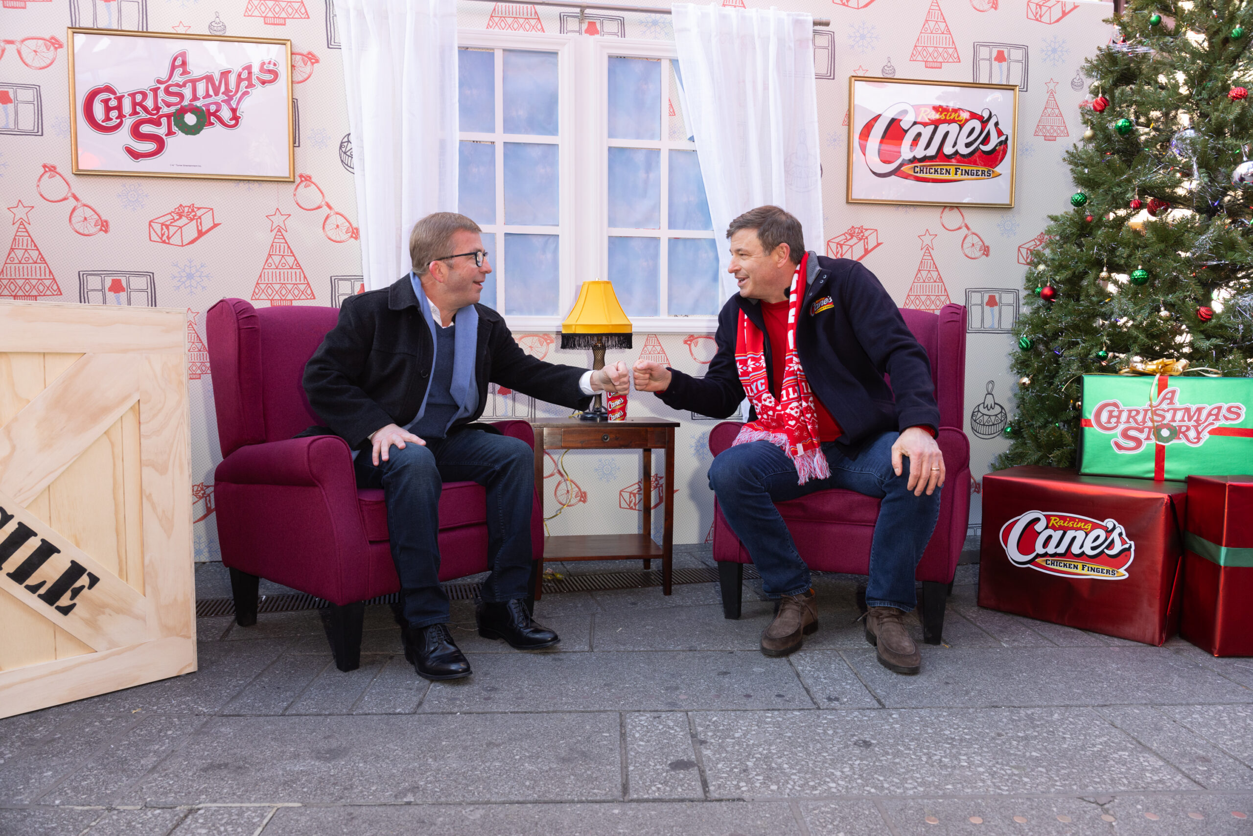 Todd Graves and Peter Billingsly at Times Square