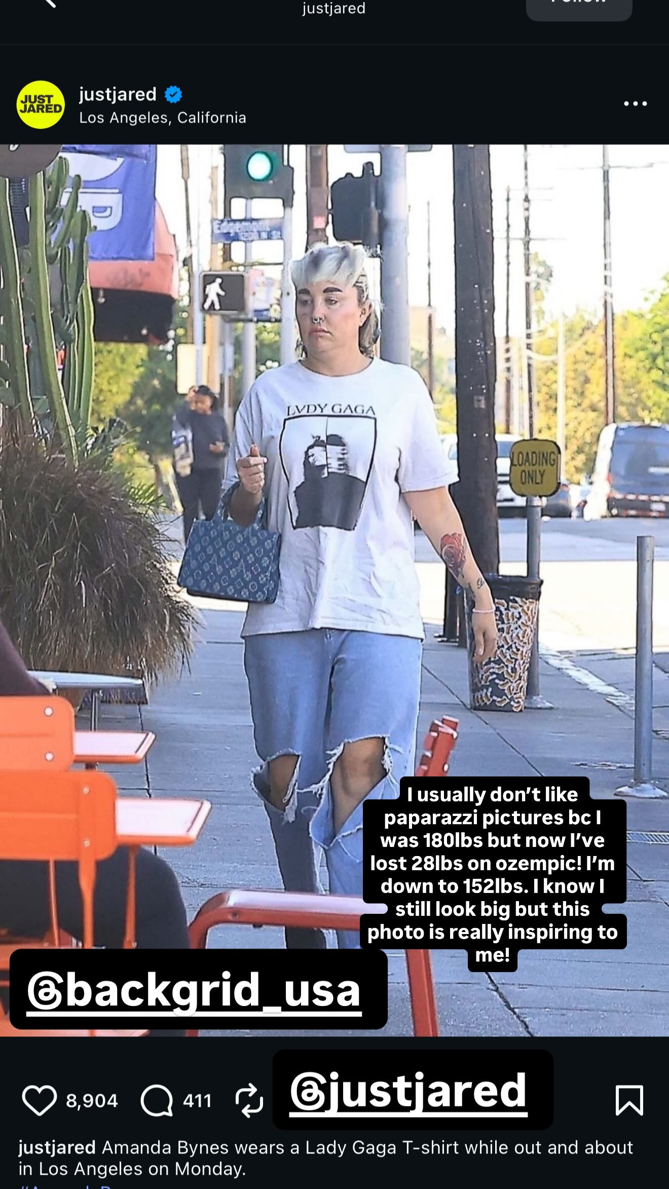 Amanda Bynes Instagram story.